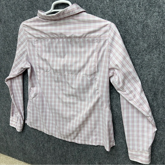 Columbia omni shade button up long sleeve shirt women's size XL pink - Picture 8 of 9
